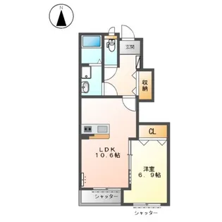 ブオナ レーガⅠ【1階】の間取り