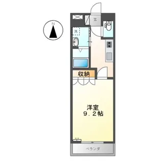 ヒールコート【2階】の間取り