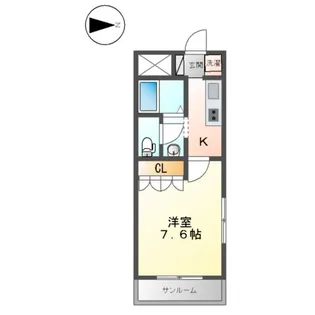 アグレストⅡ【1階】の間取り