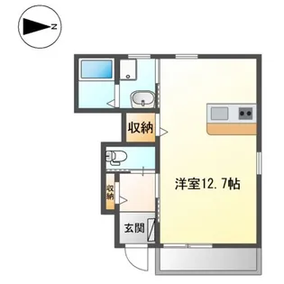 グランTボナール【1階】の間取り