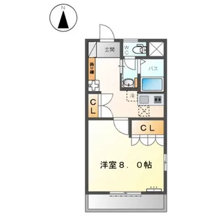向日葵参番館【1階】の間取り