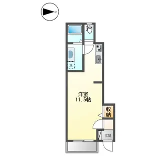 ランドスケープANDOⅡ【1階】の間取り