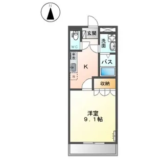 アシューレ【1階】の間取り