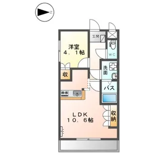 ロイヤル・ツインズ【1階】の間取り