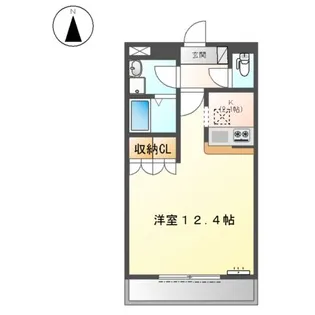 アクアライフ エムズ【1階】の間取り