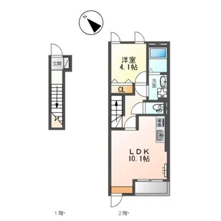ラ ルーチェ M【2階】の間取り