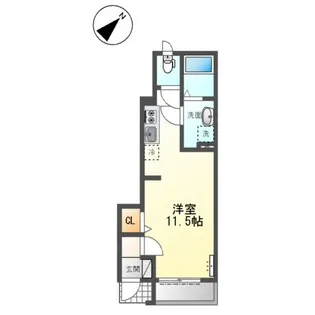 ラ ルーチェ M【1階】の間取り