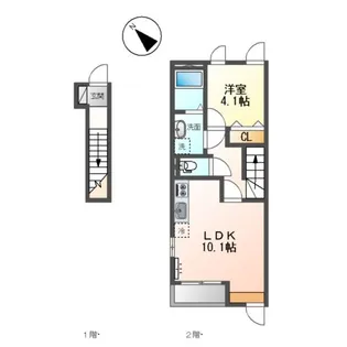 ラ ルーチェ M【2階】の間取り