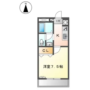 コンフォール日新【2階】の間取り