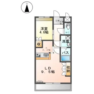ピュア・コスモ【2階】の間取り