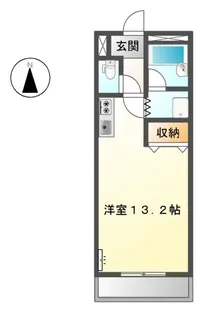 プチコート【203号室】の間取り