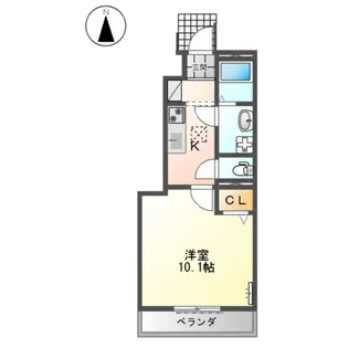 SKY GARDEN【1階】の間取り