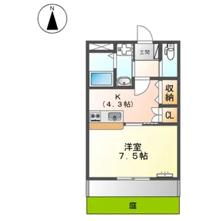 マロンヒルズ【103号室】の間取り