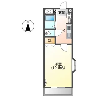 インプレス錦【2階】の間取り