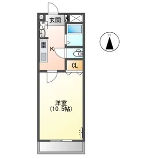 インプレス錦【2階】の間取り
