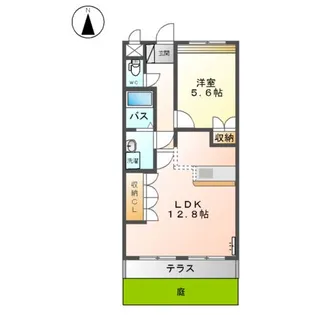 クレアーレ【1階】の間取り