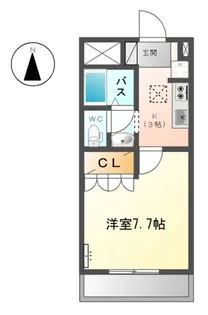 レシェンテV【1階】の間取り