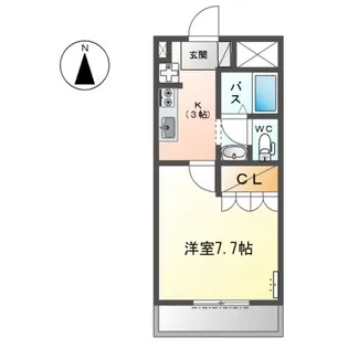 レシェンテV【2階】の間取り