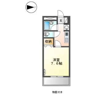 Y’S Y【205号室】の間取り