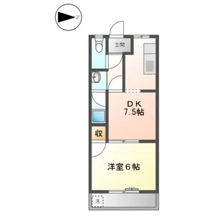 はっぴーはいつウノ【2階】の間取り