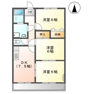 ベルメゾン【1階】の間取り