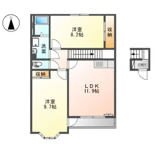 WILL PARK【2階】の間取り