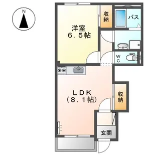 サンコート ブロッコリー【1階】の間取り
