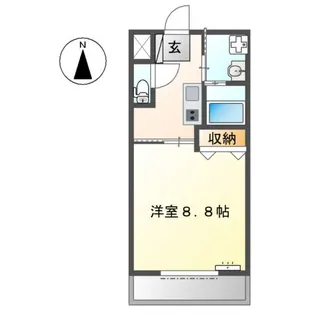 プランドール【1階】の間取り