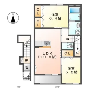 コンフォルト【2階】の間取り