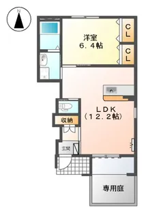 コンフォルト【1階】の間取り