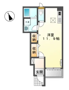 フォース・フィールド【102号室】の間取り