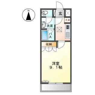 グリーンヒルズ【1階】の間取り