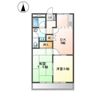サンガーデンセレス【203号室】の間取り