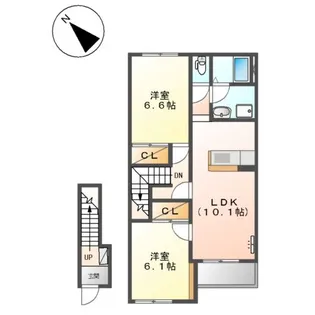 PRECIOUS(プレシャス)【2階】の間取り