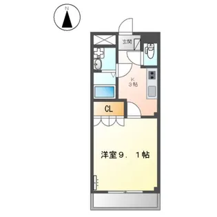 アクアレジェンド【2階】の間取り