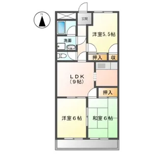 ENJYOⅡ【00102号室】の間取り
