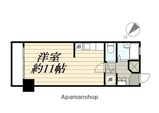パセール長良【411号室】の間取り