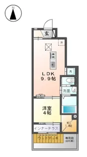 プランドール・S【102号室】の間取り