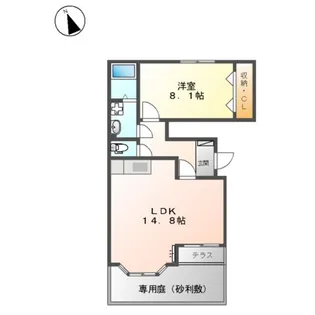 マリアージュ Ⅱ【1階】の間取り