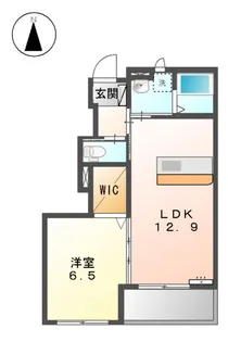 リラ・ココア【101号室】の間取り