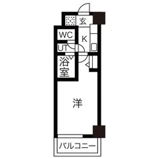 フォルビテッツァ岐阜【4階】の間取り