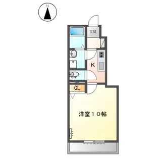 ハイブリッジ【1階】の間取り