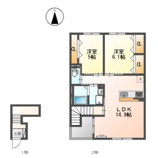 タカレジデンス【2階】の間取り