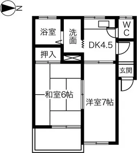 メゾン正木【1階】の間取り