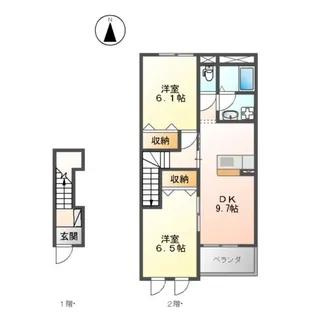 REA 愛(アイ)【2階】の間取り