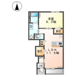 LUCEN【1階】の間取り