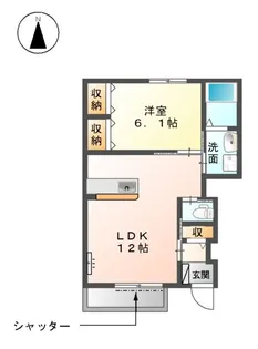 FELICEⅡ【1階】の間取り