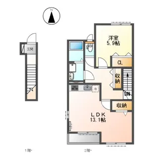 マジェスティー Ⅰ【2階】の間取り