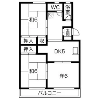 プレアール大垣東前【4階】の間取り
