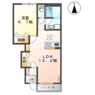 サンパレスハイムⅡ【1階】の間取り